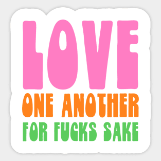 Hippie Love Sticker